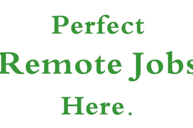 I will apply remote jobs on your behalf