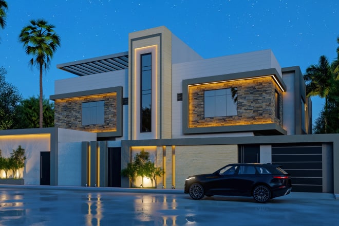 I will architecture exterior render with lumion,sketchup,vray