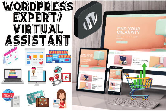I will be a wordpress expert, virtual assistant or troubleshoot wordpress website