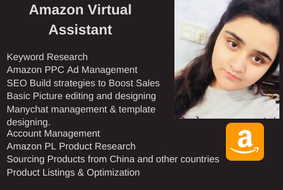 I will be amazon virtual assistant, expert amazon fba VA