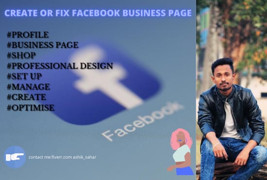 I will be creator and manager on your facebook page