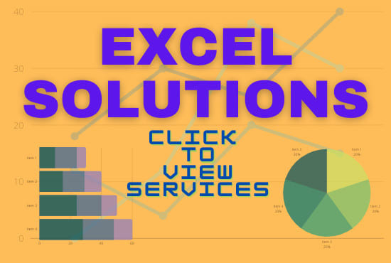 I will be the expert for your excel work