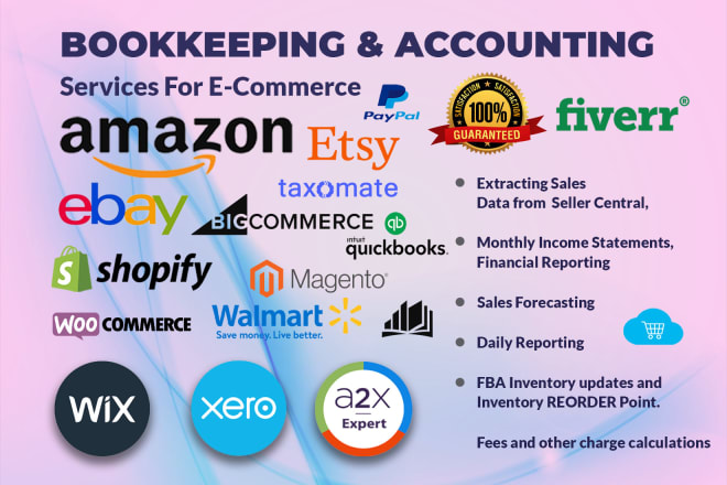 I will be your amazon bookkeeper,accountant,ecommerce assistant