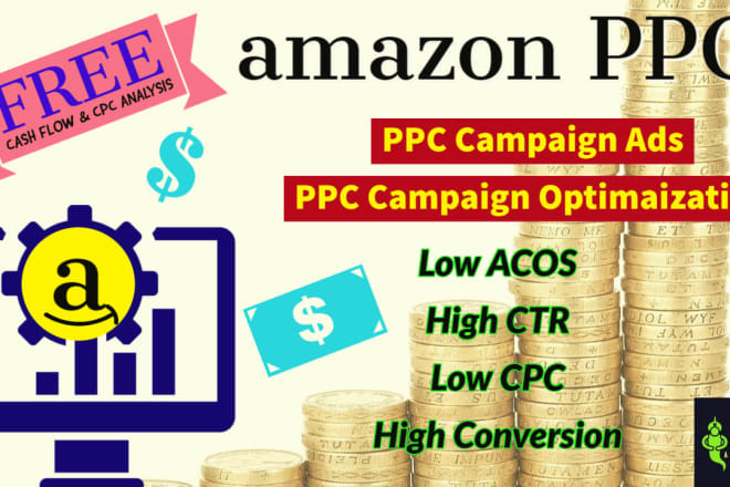 I will be your amazon PPC expert, manage optimize amazon pay per click sponsored ads