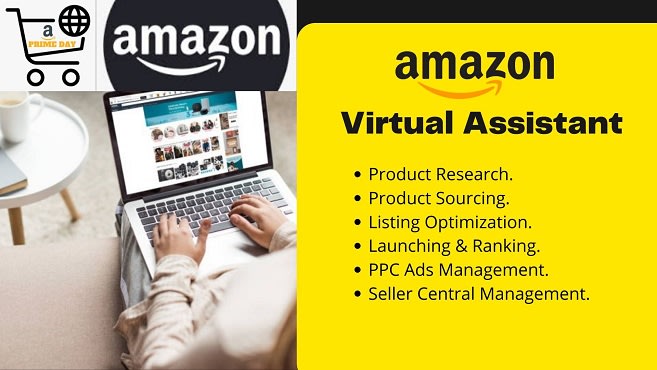 I will be your amazon virtual assistant expert fba listing ppc VA