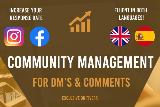 I will be your community manager in english or spanish will answer your dm and comments