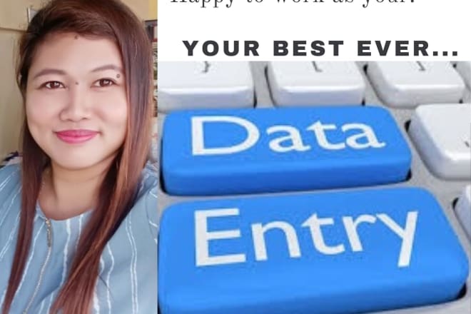 I will be your data entry encoder and data collector