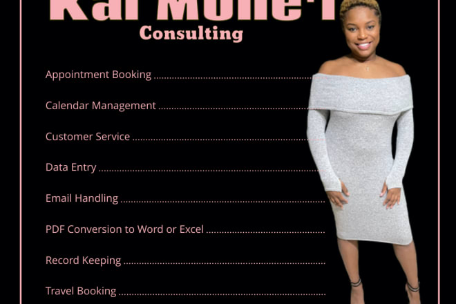 I will be your executive virtual assistant