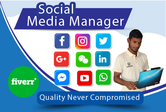 I will be your expert social media manager and digital marketer