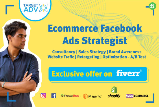 I will be your italian facebook ads specialist for your ecommerce