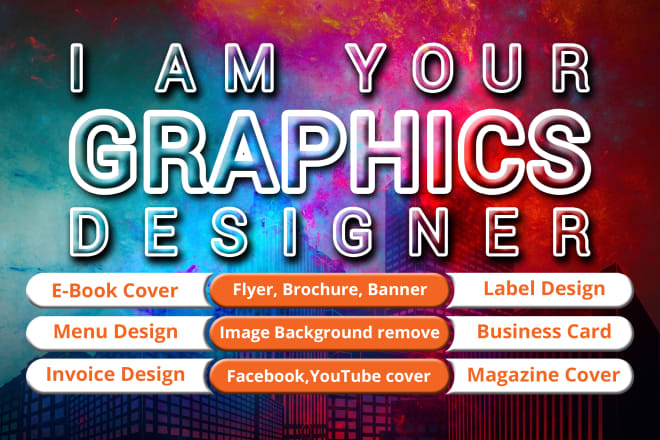 I will be your professional top rated graphic designer