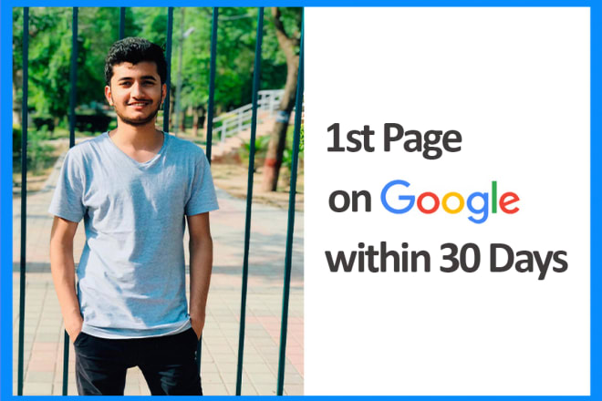 I will be your SEO expert to rank you on googles 1st page in 30 days