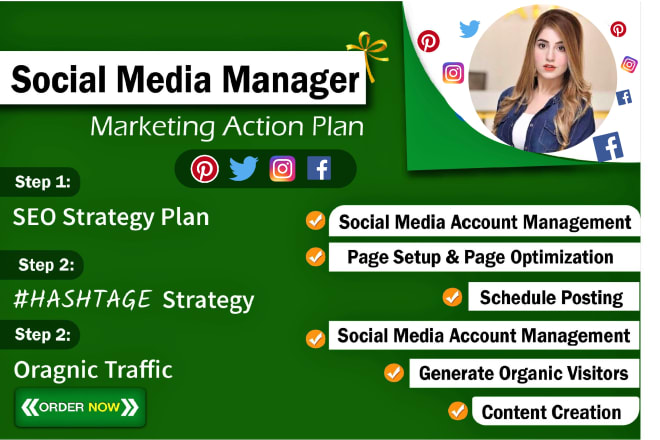 I will be your social media manager and SEO assistant