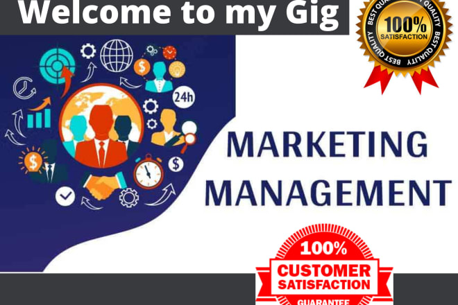 I will be your tutor for management and marketing courses