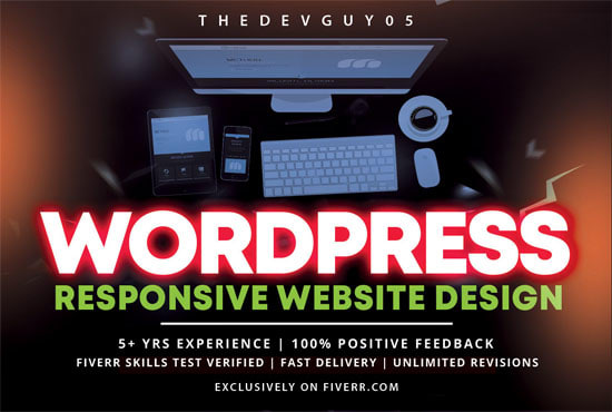 I will be your wordpress web developer and website designer