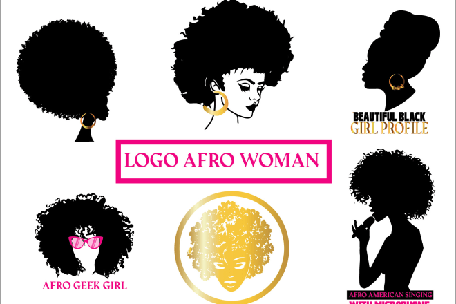 I will beautiful logo design for african women