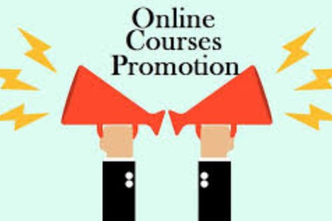 I will boost udemy, skillshare course sales with promotion