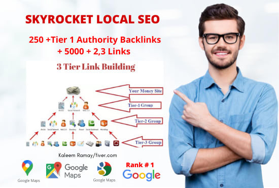 I will boost your local SEO service for gmb with backlinks