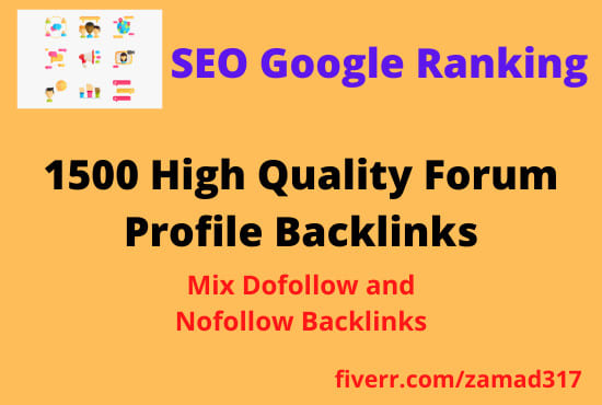 I will build 1500 high quality forum profile backlinks