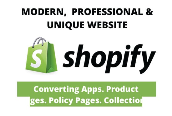 I will build a converting shopify site for your business