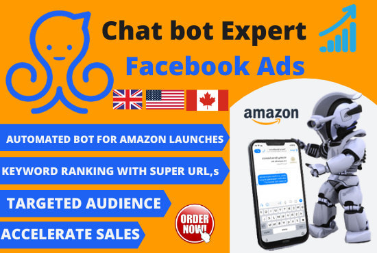 I will build a manychat bot for your amazon product launch giveaways