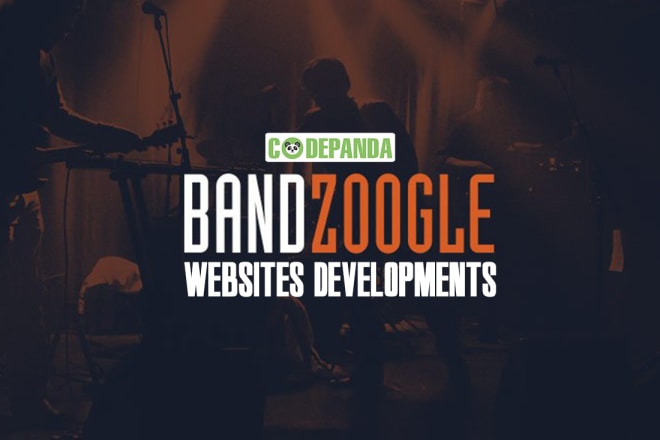 I will build a stunning bandzoogle website and store