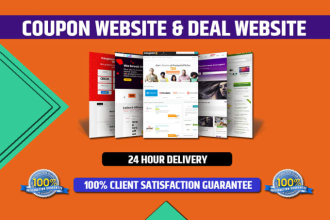 I will build an amazing coupon and deals website with a gift theme