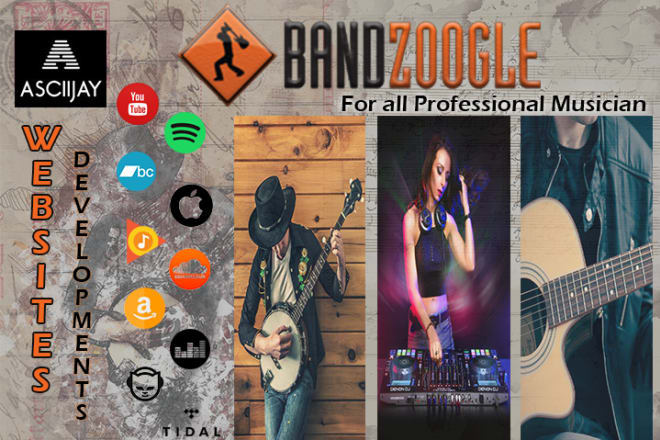 I will build an attractive bandzoogle website and store