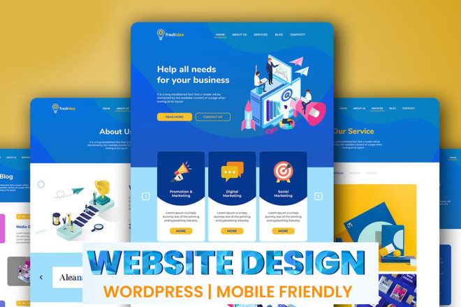 I will build business wordpress website