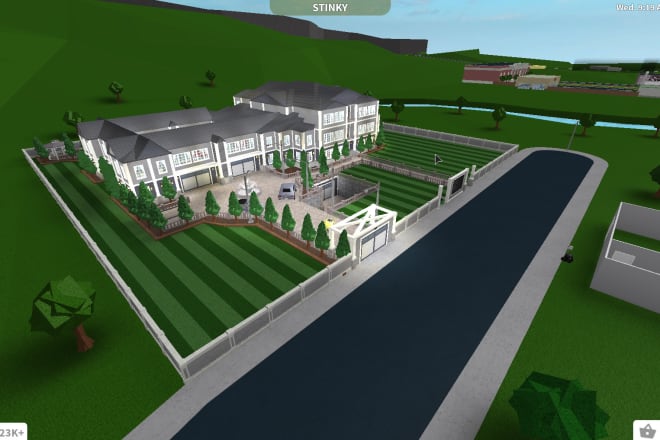 I will build detailed buildings in welcome to bloxburg