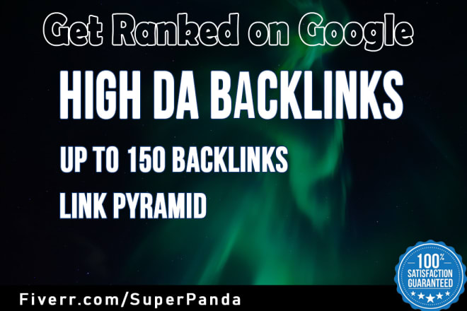 I will build high quality SEO backlinks with link pyramid structure