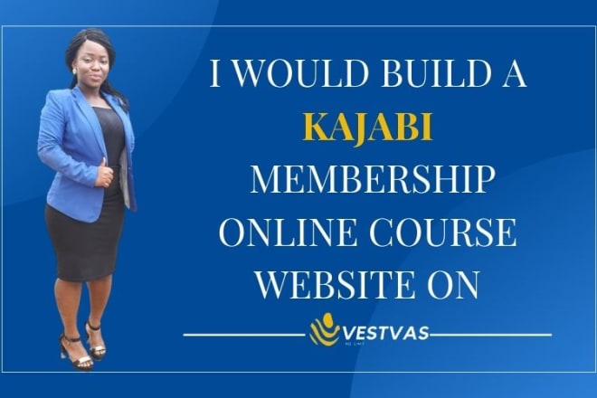I will build kajabi website and kajabi online course