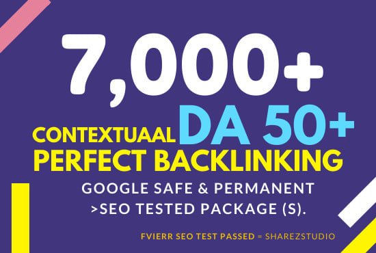 I will build perfect white hat SEO backlinks high quality dofollow contextual links