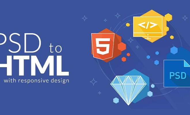 I will build responsive psd to html design