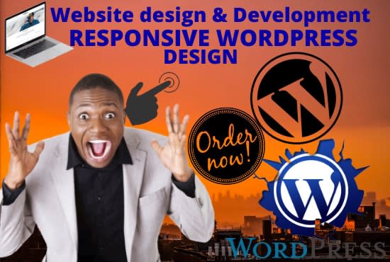 I will build responsive wordpress website design,redesign wordpress website PHP bug fix