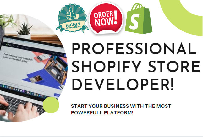 I will build shopify dropshipping store, shopify website