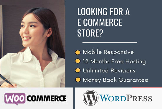 I will build wordpress ecommerce website or blog