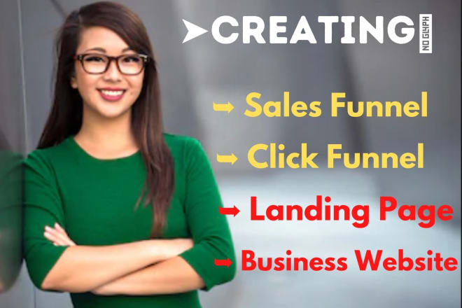 I will build wordpress landing sales funnel clickfunnels,sales page