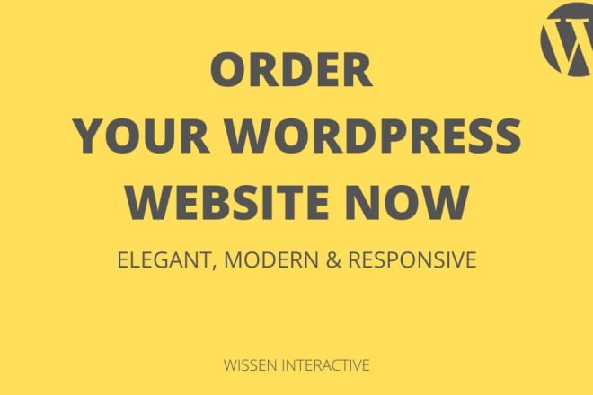 I will build wordpress website for small businesses quickly