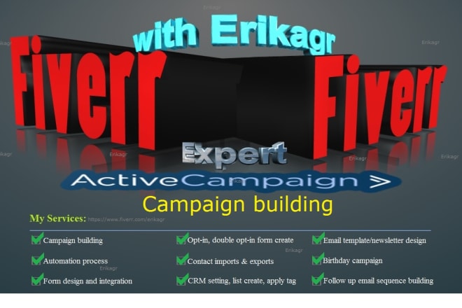 I will build your campaign, automation in active campaign