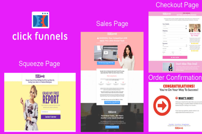 I will build your clickfunnels or wordpress sales funnel customization