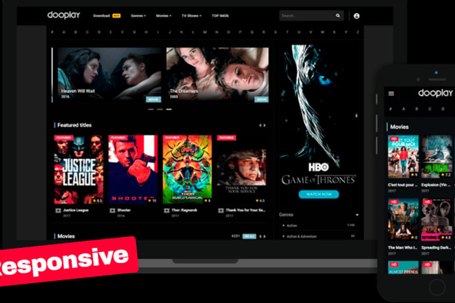I will built autopilot movies streaming site and upload 5k movies