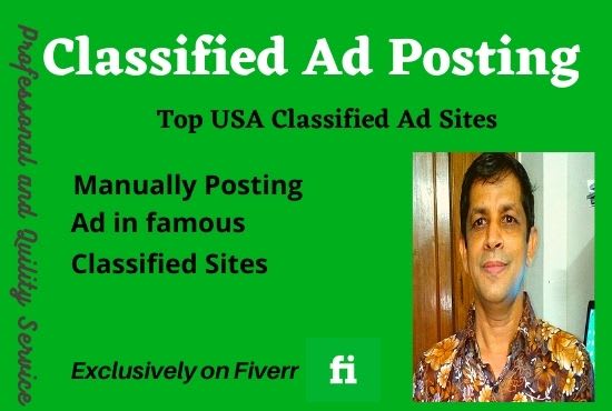 I will classified ads posting top USA ads posting site