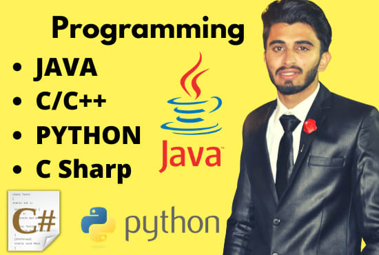I will code c cpp java python csharp programming projects and tasks