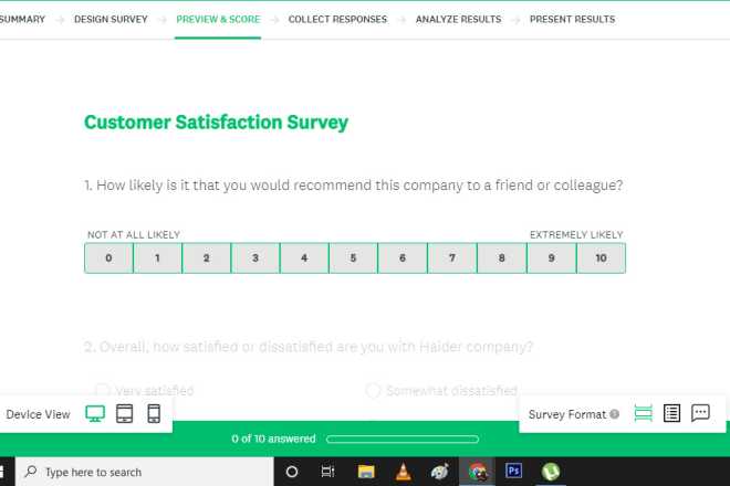 I will conduct online survey up to 400 consumers