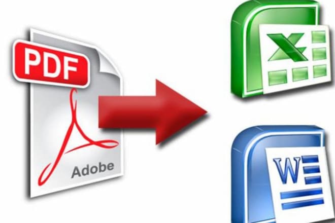 I will convert any PDF or jpg files into word, excel or google docs