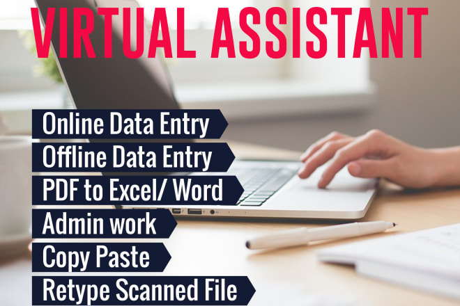 I will convert pdf to word, excel and copy paste, data entry work