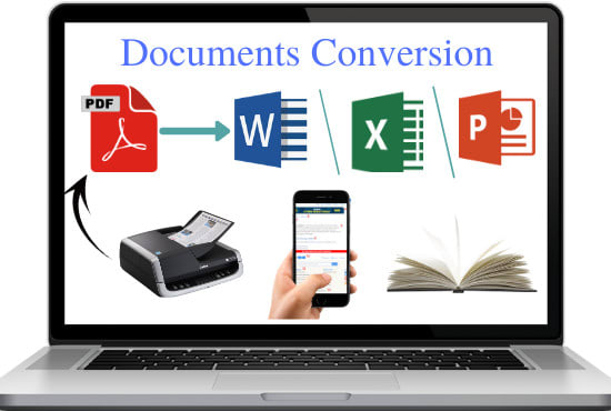 I will convert pdf to word or excel