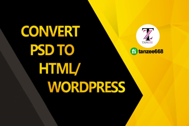 I will convert PSD to wordpress or html