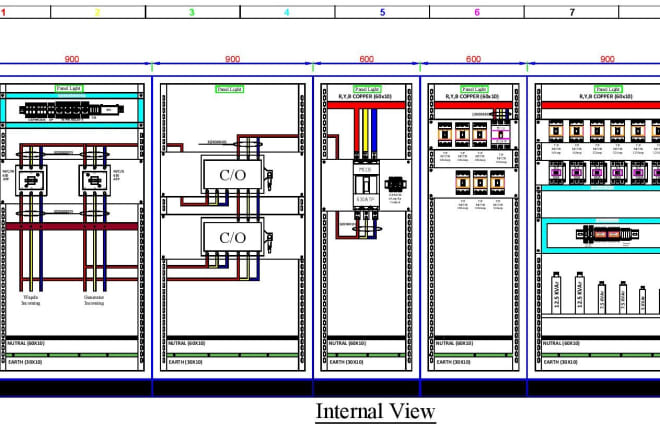 I will creat electrical circuit and panel design in autocad 2d